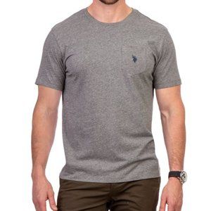 U.S. Polo Assn. Men's Pocket T-Shirt (Campus Grey Heather)